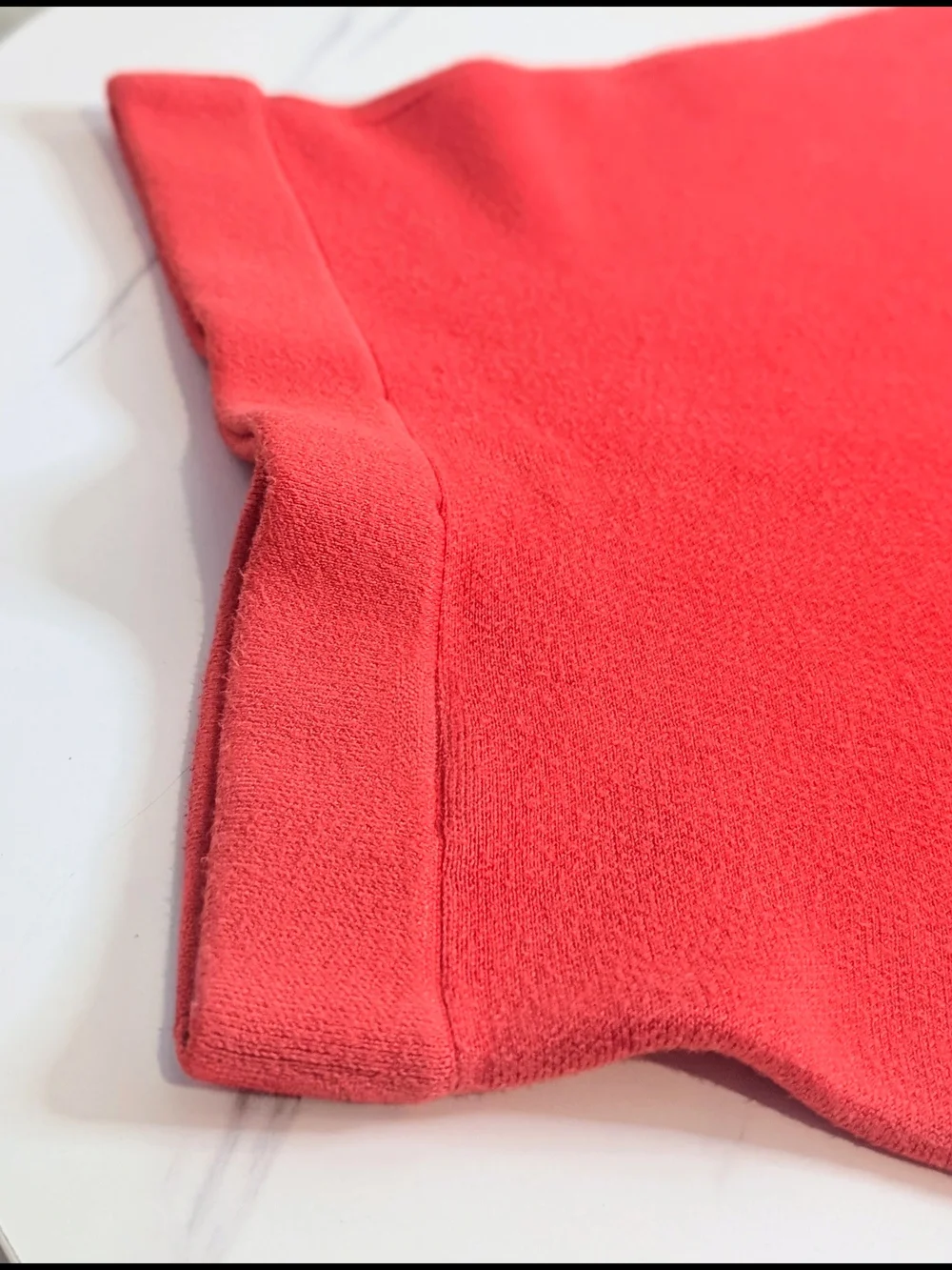 Express Coral Sweater Knit Midi Skirt Size Small Flare A-Line